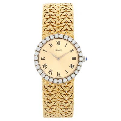 Pre-owned Piaget Ladies Vintage 18k Yellow Gold  With Diamonds 9190