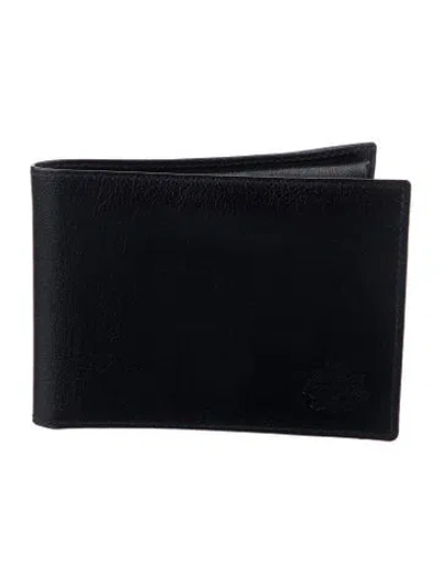 Pre-owned Piaget Leather Bifold Wallet In Black