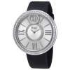 PIAGET PIAGET LIMELIGHT DANCING LIGHT SILVER DIAL SATIN STRAP LADIES WATCH G0A36156