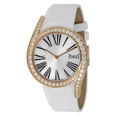 Piaget Limelight Gala 18kt Rose Gold Diamond Silver Dial Ladies Watch Goa39167 In White