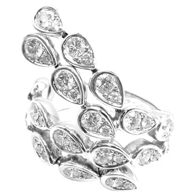 Pre-owned Piaget Magic Reflection Diamond Flexible White Gold Ring