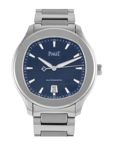 Piaget Men's Polo Watch In Blue