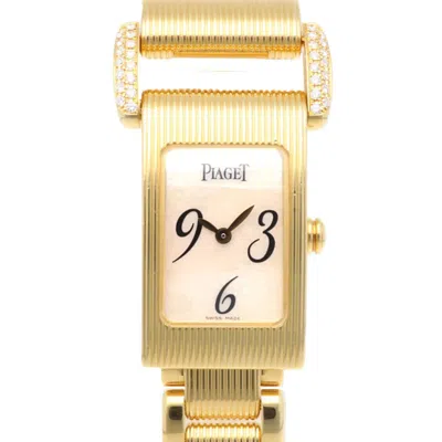 Pre-owned Piaget Miss Protocole Yellow Gold (18k) Wristwatch () In Multi