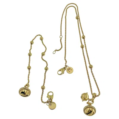Pre-owned Piaget Necklace And Bracelet Set Yellow Gold And Diamonds