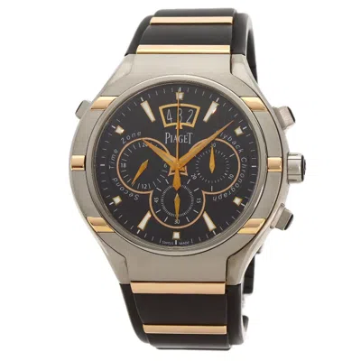 Pre-owned Piaget Pink Gold (18k) Titanium Wristwatch () In Black