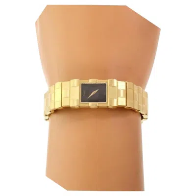 Pre-owned Piaget Polo 18k Yellow Gold Ladies Quartz Wrist Watch 15281