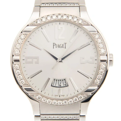 Piaget Polo Automatic Diamond Silver Dial Men's Watch Goa36225 In Neutral