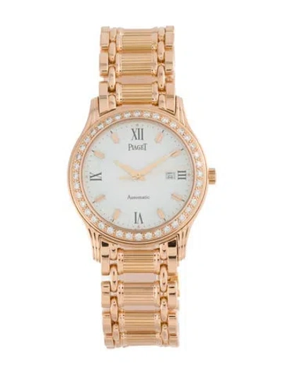 Pre-owned Piaget Polo Date Watch, 34mm In Multi