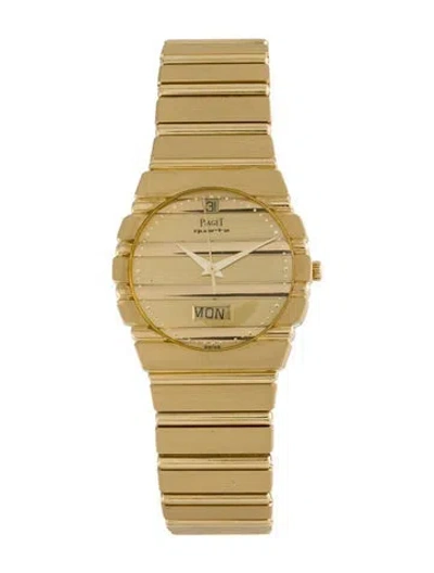 Pre-owned Piaget Polo Day-date Watch, 32mm In Multi