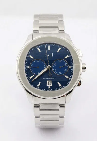 Piaget Polo S Chronograph Stainless Steel Watch In Silver
