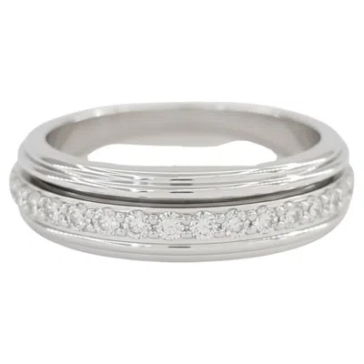 Pre-owned Piaget Possession 0.72 Ct Round Brilliant Cut Diamond 18k White Gold Full Circle
