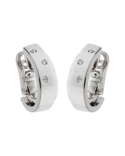 Piaget Possession 18k 0.20 Ct. Tw. Diamond Hoops (authentic )