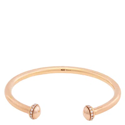 Piaget Possession 18k Rose Gold Open Bangle In Transparent