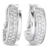 Piaget Possession 18k White Gold 0.77ct Diamond Hoop Earrings Pi20-081925 In Metallic