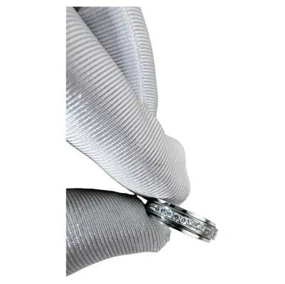 Pre-owned Piaget Possession 18k White Gold Brilliant-cut Diamonds Ring Size 47(us 4.5)