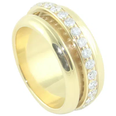 Pre-owned Piaget Possession Diamond Eternity 18k Gold Band Ring 1990 In Multi