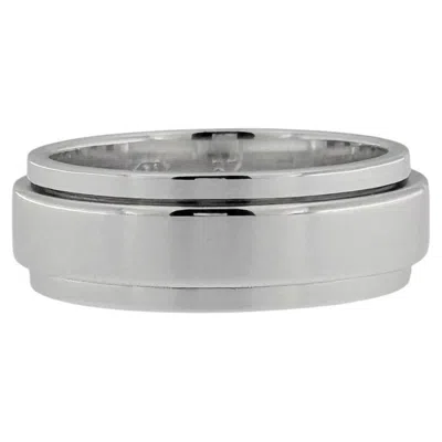 Pre-owned Piaget Possession Large Band Ring 18 Karat White Gold