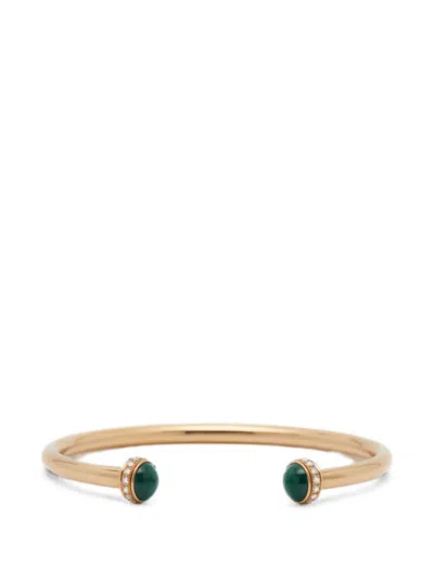 Pre-owned Piaget Possession Malachite And Diamond Bracelet In Pink