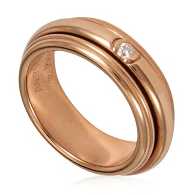 Piaget Possession Unisex Rose Gold .04 Ct Diamond Ring