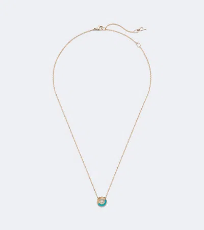 Piaget Possession Vibrant Palace 18kt Rose Gold Necklace With Turquoise And Diamond