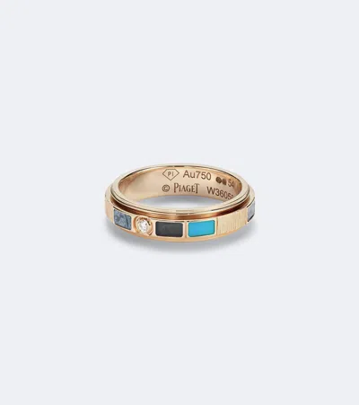 Piaget Possession Vibrant Palace 18kt Rose Gold Ring With Gemstones