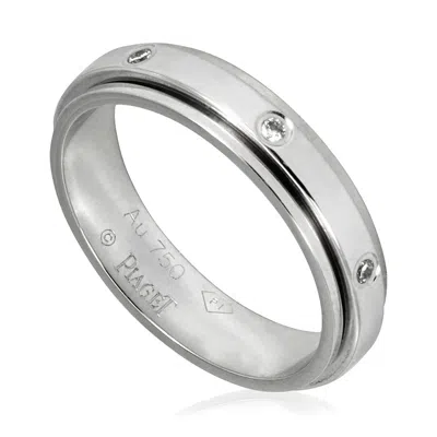 Piaget Possession White Gold .13 Ct Diamond Ring In Gray
