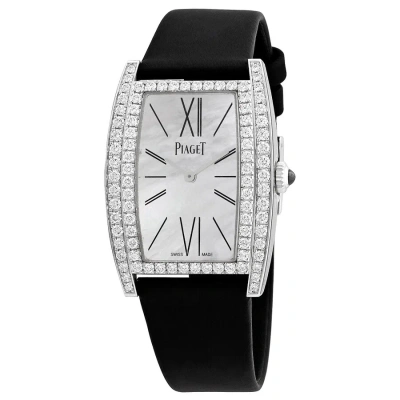 Piaget Limelight Hand Wind Diamond Mother Of Pearl Dial Tonneau Ladies Watch G0a41198 In Black / Gold / Gold Tone / Lime / Mop / Mother Of Pearl / White