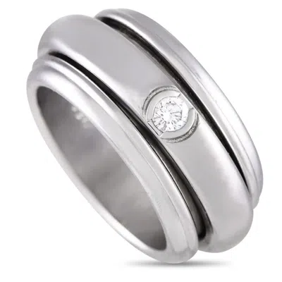 Piaget Possession 18k White Gold 0.12ct Diamond Ring In Metallic