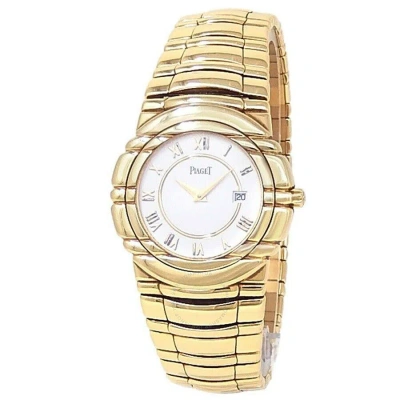 Piaget Tanagra Quartz White Dial Ladies Watch 17041 M 401 D In Gold