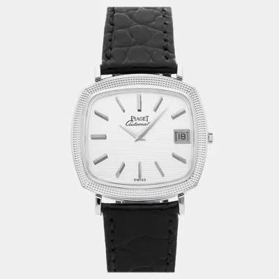Pre-owned Piaget Vintage 13436 In Silver