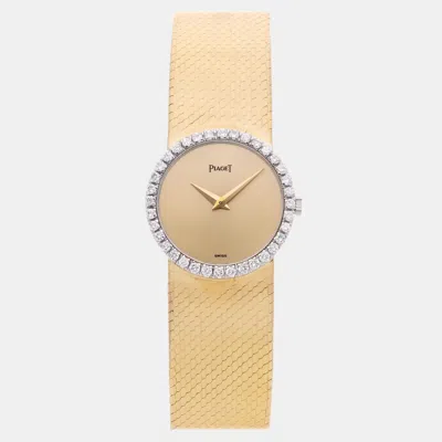Pre-owned Piaget Vintage 926 B2 In Gold
