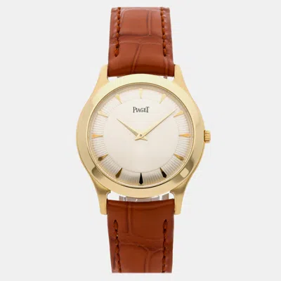 Pre-owned Piaget Vintage G0a17179 In Silver