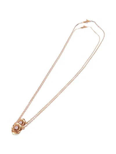 Pre-owned Piaget Rose Diamond Necklace In Pink