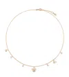PIAGET ROSE GOLD AND DIAMOND ROSE NECKLACE