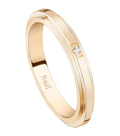 Piaget Rose Gold And Single Diamond Possession Ring
