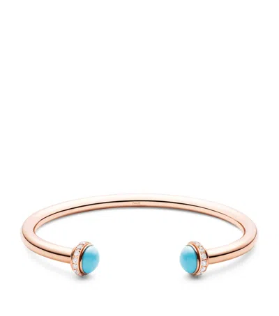 Piaget Rose Gold, Diamond And Turquoise Possession Bangle