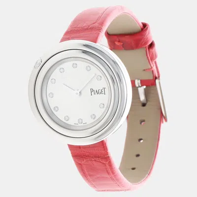 Pre-owned Piaget Silver Possession G0a43080 Stainless Steel Quartz Women's Wristwatch 29mm