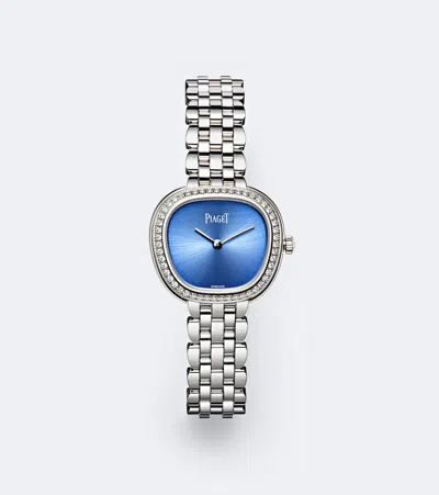 Piaget Sixtie Embellished 29mm Stainless Steel Watch In Silver