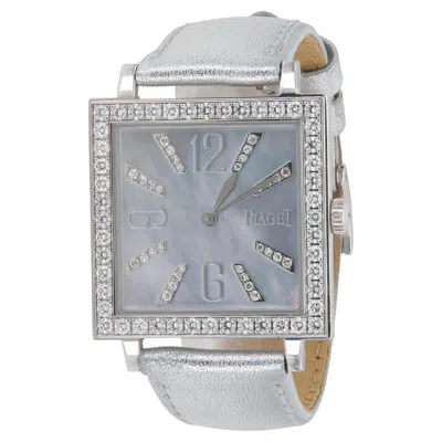Pre-owned Piaget Square Altiplano Mother Of Pearl Watch With Diamonds In Multi