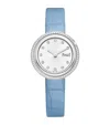 PIAGET STAINLESS STEEL AND DIAMOND POSSESSION WATCH 29MM