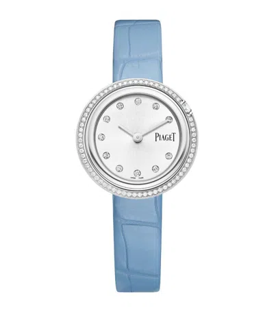 Piaget Stainless Steel And Diamond Possession Watch 29mm In Silver