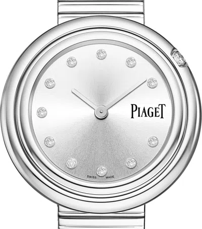 Piaget Stainless Steel And Diamond Possession Watch In Grey