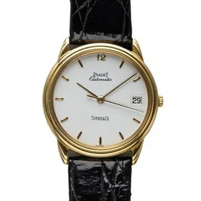 Pre-owned Piaget Tiffany & Co. Gouverneur Watch In Multi