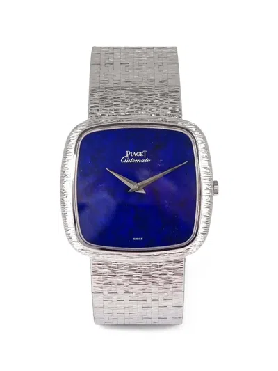 Pre-owned Piaget Tradition Lapis-lazuli 31mm Watch In Blue