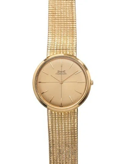Pre-owned Piaget Ultra Thin Watch, 34mm In Multi