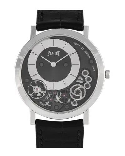 Piaget Unisex Altiplano Watch (authentic ) In Black