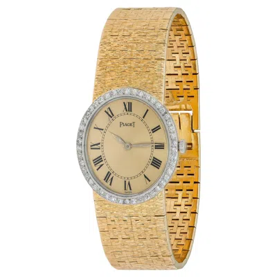 Pre-owned Piaget Vintage 1960s  Gold Watch With Diamonds In Multi