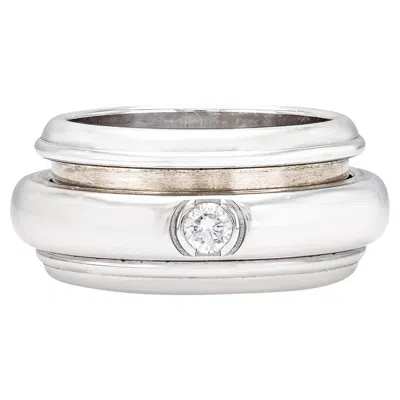 Pre-owned Piaget Vintage 1990s  Spinner Ring With Diamond In Multi