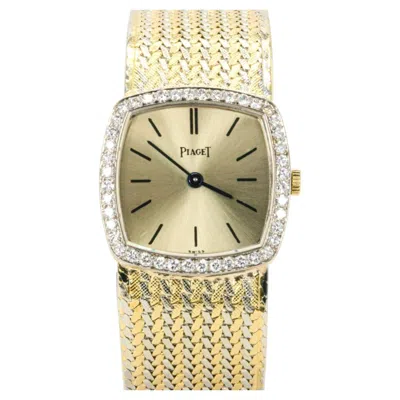 Pre-owned Piaget Vintage , 18k Yellow Gold, Diamonds, Ref. 9235