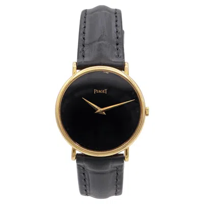 Pre-owned Piaget Vintage  Altiplano 18k Yellow Gold Manual Wind Dress Watch Ref. 9025